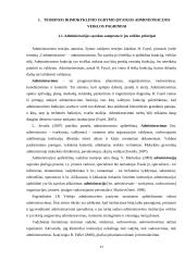 Ikimokyklinės įstaigos administracijos funkcijų pasiskirstymo reglamentavimas: situacija ir galimybės 9 puslapis