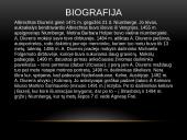 Albrechtas Diureris - skaidrės 3 puslapis