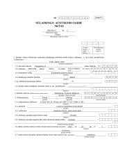 Lengvo nelaimingo atsitikimo darbe tyrimas 8 puslapis