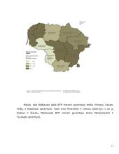 Bendrojo vidaus produkto kitimas Lietuvoje 1995-2005. Palyginimas su pasauline ekonomika 11 puslapis