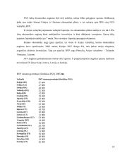 Bendrojo vidaus produkto kitimas Lietuvoje 1995-2005. Palyginimas su pasauline ekonomika 18 puslapis