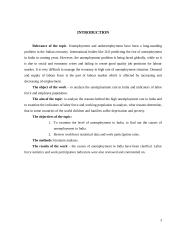 Employment and unemployment rate in India  2 puslapis