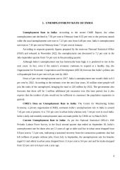Employment and unemployment rate in India  3 puslapis
