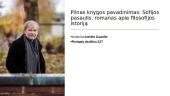 Sofijos pasaulis: romanas apie filosofijos istoriją - knygos pristatymas 2 puslapis