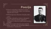 Maironio pristatymas. Skaidrės 3 puslapis