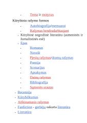 Kūrybinis rašymas 2 puslapis