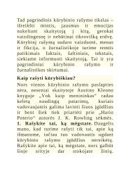 Kūrybinis rašymas 4 puslapis