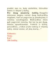 Kūrybinis rašymas 8 puslapis