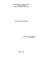Business innovations