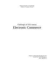Challenges of XXI century: Electronic Commerce