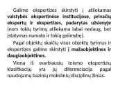 Teismo ekspertizių samprata ir klasifikacija 14 puslapis