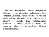Teismo ekspertizių samprata ir klasifikacija 5 puslapis