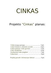 Cinko savybės ir junginiai 2 puslapis