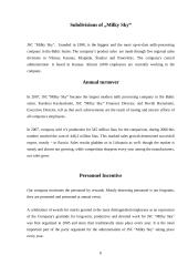 Company analysis: milk producton "Milky sky" 5 puslapis