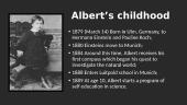Albert Einstein. Presentation 3 puslapis