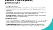 Alkoholio ir tabako gaminių vartojimo žala žmogaus organizmui 3 puslapis
