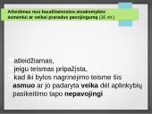 Atleidimas nuo baudžiamosios atsakomybės 13 puslapis