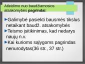 Atleidimas nuo baudžiamosios atsakomybės 8 puslapis