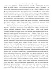 Asmenybės laisvės problema lietuvių literatūroje (kalba)