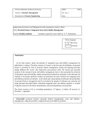 Asmeniniai finansai: integralusis turto ir įsipareigojimų valdymas  4 puslapis