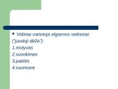 Vartotojo elgsenos modelis 9 puslapis