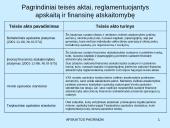 Apskaita verslo įmonėje (skaidrės) 4 puslapis