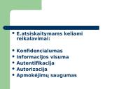 Elektroniniai atsiskaitymai (skaidrės) 2 puslapis
