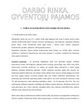 Darbo rinka. Gyventojų pajamos 3 puslapis