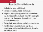 Vaikų melavimas. Ką daryti treneriui? 10 puslapis
