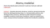 Atomų modeliai 3 puslapis