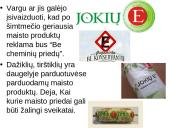 Medžiagos mūsų aplinkoje. Maisto priedai 3 puslapis