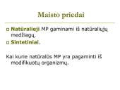 Medžiagos mūsų aplinkoje. Maisto priedai 10 puslapis