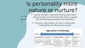 How does nurture influence our personalities? 7 puslapis