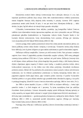 Defliacijos samprata ir jos apraiškos Lietuvos ekonomikoje 6 puslapis