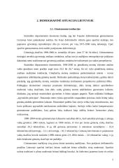 Demografinė situacija Lietuvoje 4 puslapis