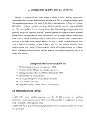 Demografinės aplinkos pokyčių tendencijos pasaulyje ir Lietuvoje 8 puslapis