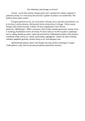 Kas labiausiai sieja žmogų su tėvyne?