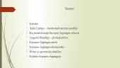 Europos sąjunga. Pristatymai