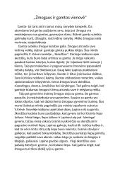 Žmogaus ir gamtos vienovė