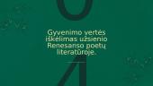 Asmens ir gyvenimo vertės iškėlimas Renesanso literatūroje 15 puslapis
