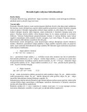 Bernulio lygties taikymas hidrodinamikoje (laboratorinis)