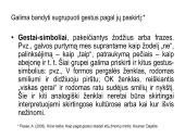 Neverbalinis bendravimas. Bendravimo psichologija 13 puslapis