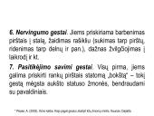 Neverbalinis bendravimas. Bendravimo psichologija 19 puslapis