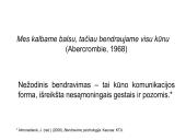 Neverbalinis bendravimas. Bendravimo psichologija 2 puslapis