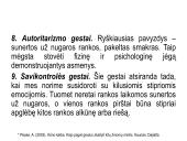 Neverbalinis bendravimas. Bendravimo psichologija 20 puslapis