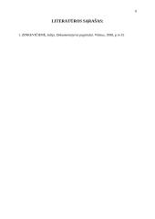 Sąvoka "dokumentas" mano gyvenime 8 puslapis