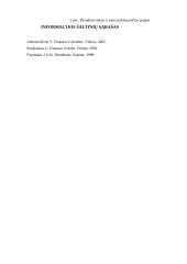 Draudimo esmė ir vaidmuo finansų sistemoje. Draudimo objektas, formos, šakos ir grupės 8 puslapis