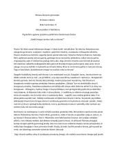 Kodėl žmogui svarbus ryšis su tėvyne?