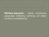Mirties bausmė (skaidrės) 2 puslapis