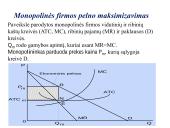 Monopolinė rinka. Oligopolinė rinka. Monopolinė konkurencija 16 puslapis